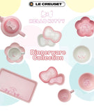Hello Kitty Set Of 2 Plates Pale Rose and Powder Pink