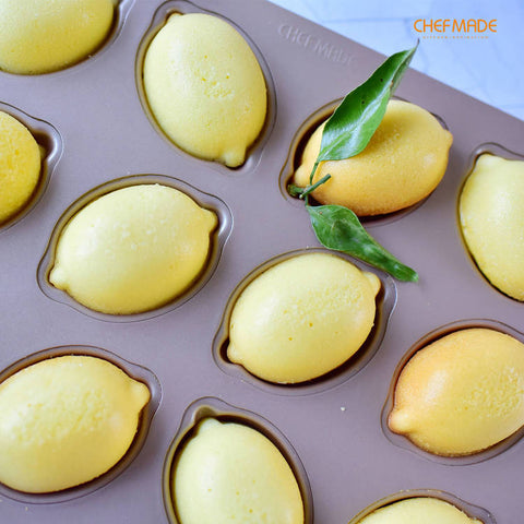 CHEFMADE Non-stick Lemon-Shaped Cake Tin 12 cup