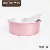 CHEFMADE Rose Gold 8'' Non-stick Round Mould with Removable Bottom