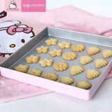 CHEFMADE Pink 11 Inch Non-Stick Square Tin Tray