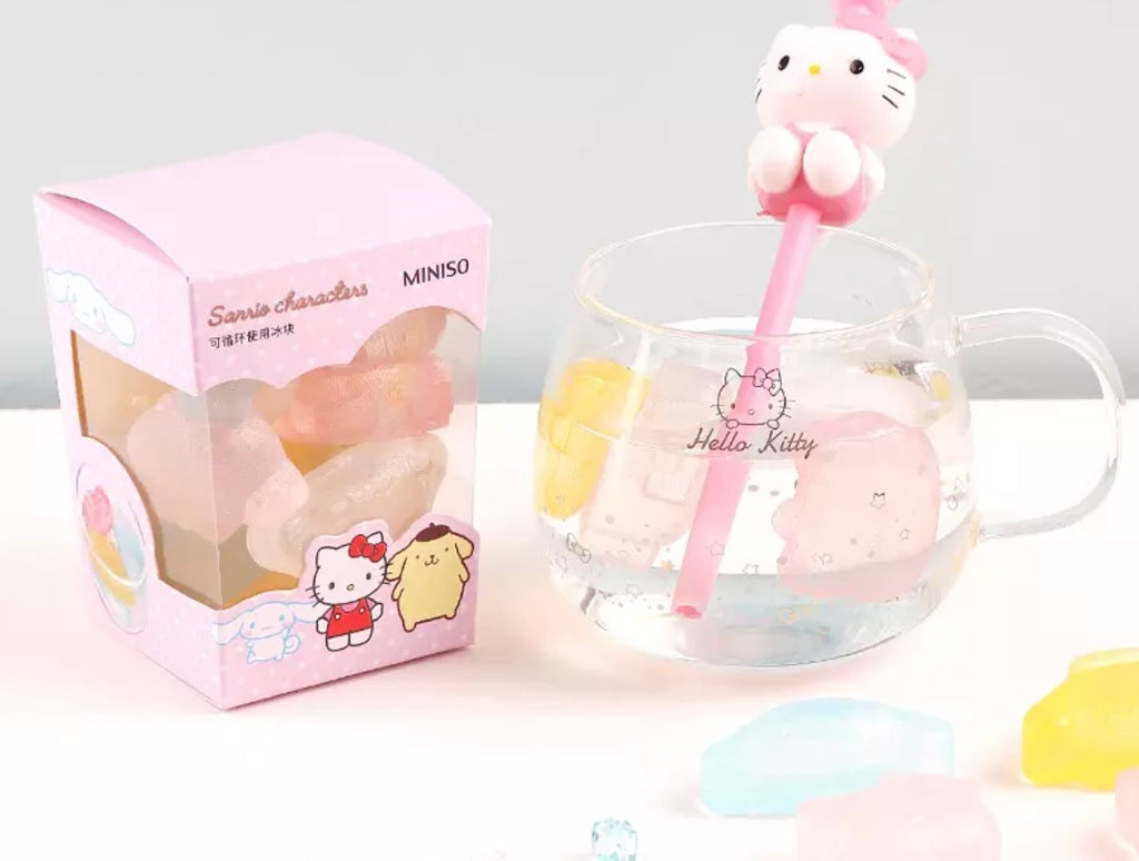 Dropship 1 Box Reusable Ice Cubes; Unicorn Sakura Punk; Ice Mold