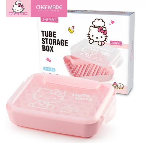 Hello Kitty Chefmade Icing Tips Storage Box Tray With Lid