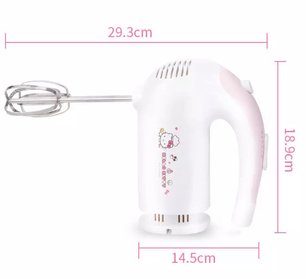 Hello Kitty Electric Mixer Beater Baking Kitchenware Household Electric  Whisk