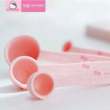 CHEFMADE Pink 4 Pcs Pink Measuring Spoon Set