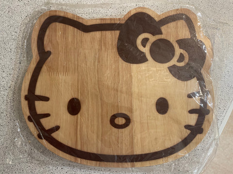 Hello Kitty Food Wood Board Kitchen Party Kawaii Board