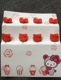 Hello Kitty Bow Set Kawaii Bento Fruit Food Party Snack Forks