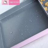 CHEFMADE Pink 11 Inch Non-Stick Square Tin Tray
