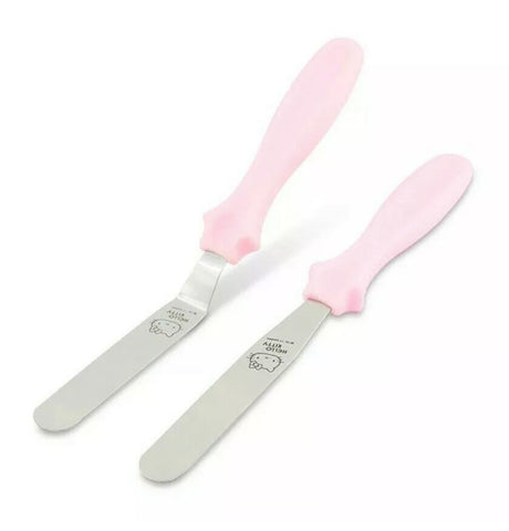 CHEFMADE Pink Stainless Steel Spatula Set