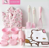 CHEFMADE Pink Hello Kitty Children Kids Cooking Set 8 pieces